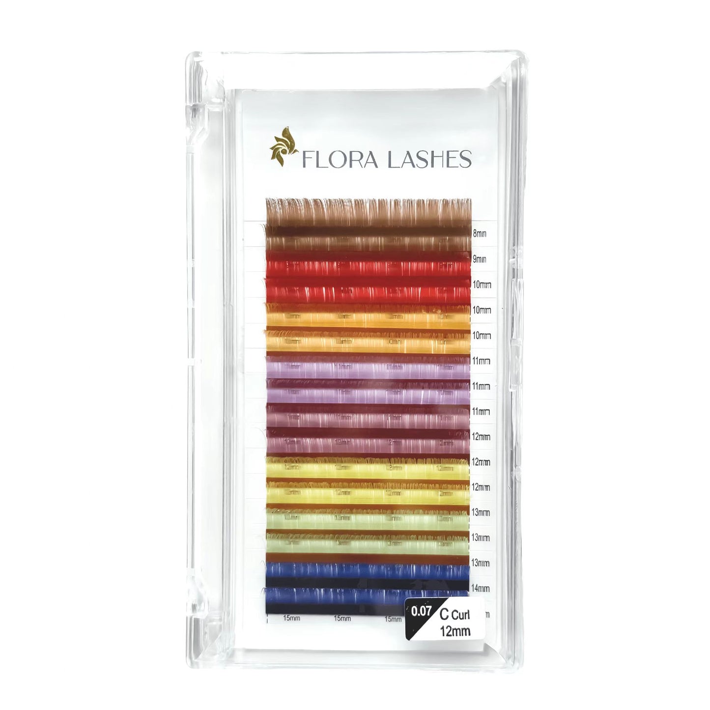 Colored lashes-Mixed Trays