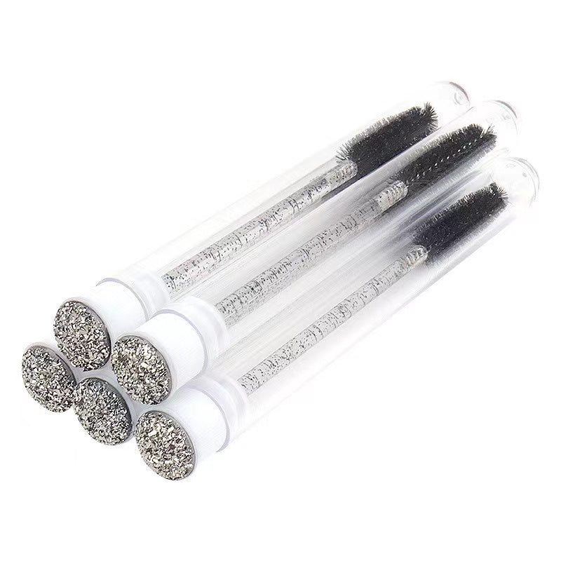 Eyelash Brushes With Diamond Bottom