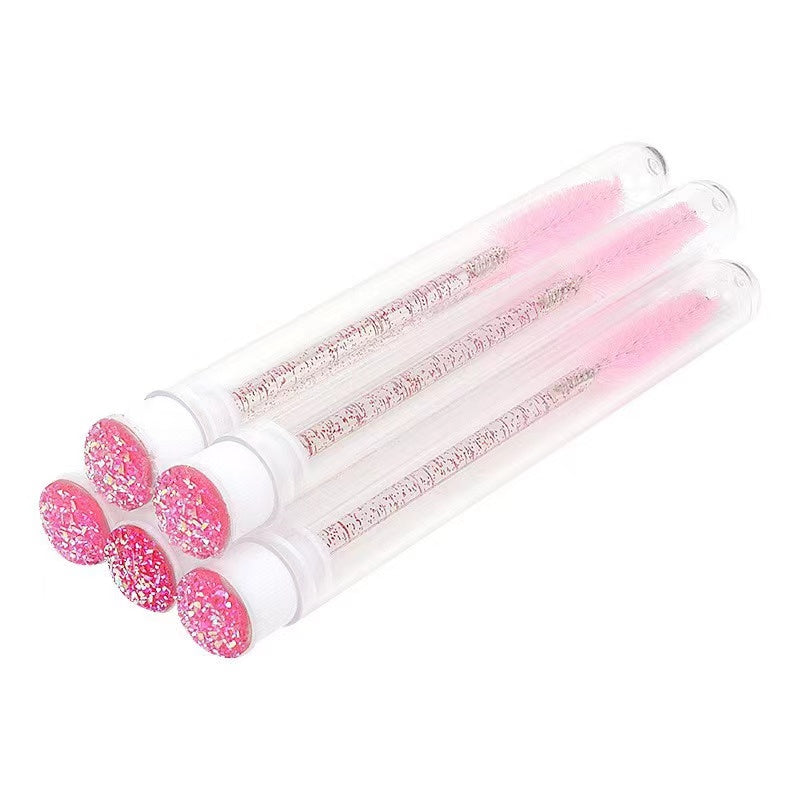 Eyelash Brushes With Diamond Bottom