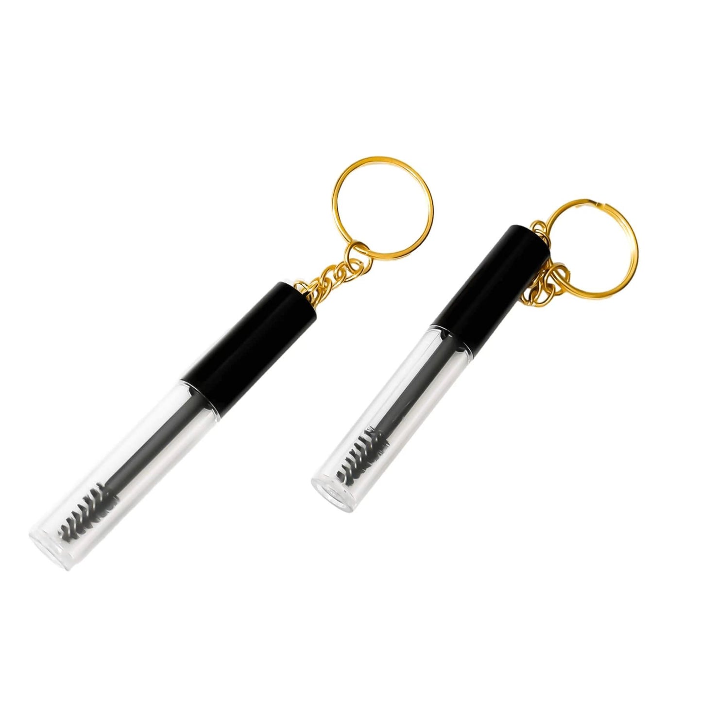 Diamond Bottle Mascara Brushes With Ring