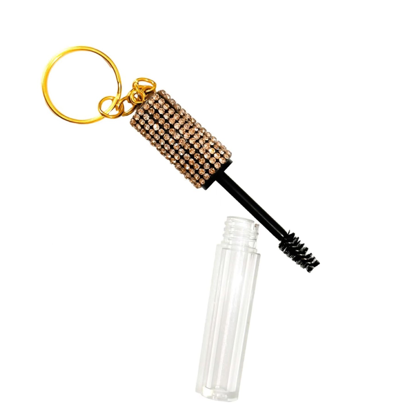 Diamond Bottle Mascara Brushes With Ring