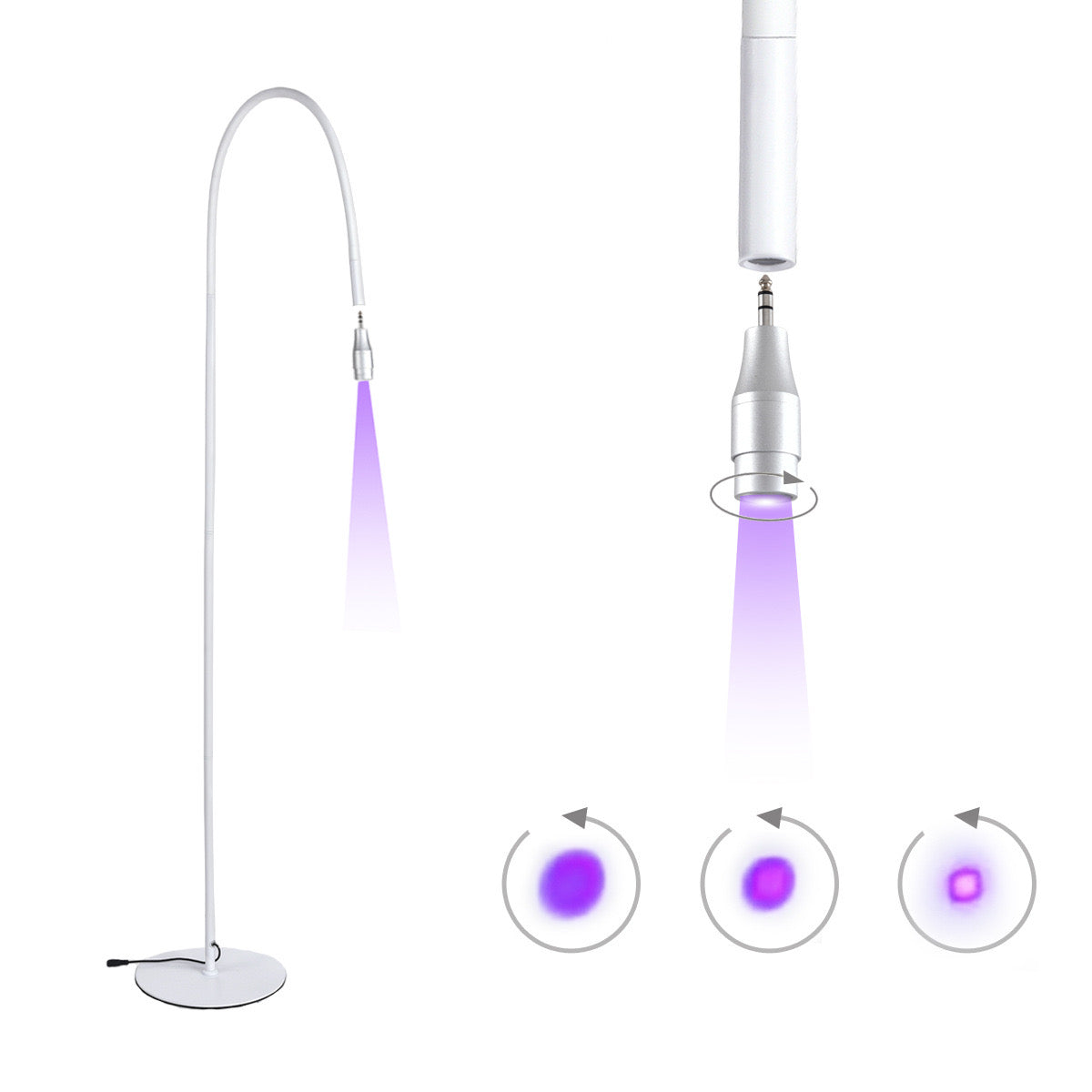 Floralashes UV Replaceable LED Lamp Glue System