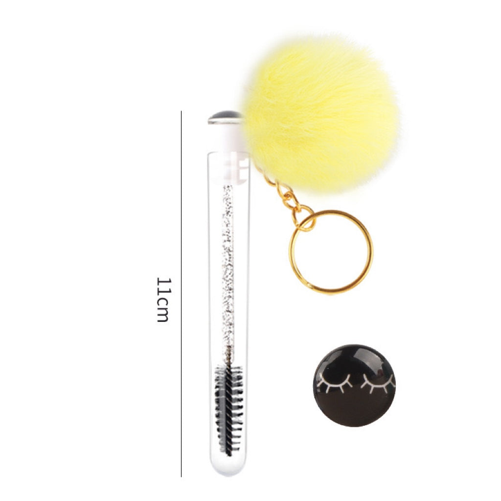 Eyelash Brushes With Fur ball