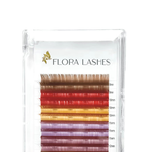 Colored lashes-Mixed Trays