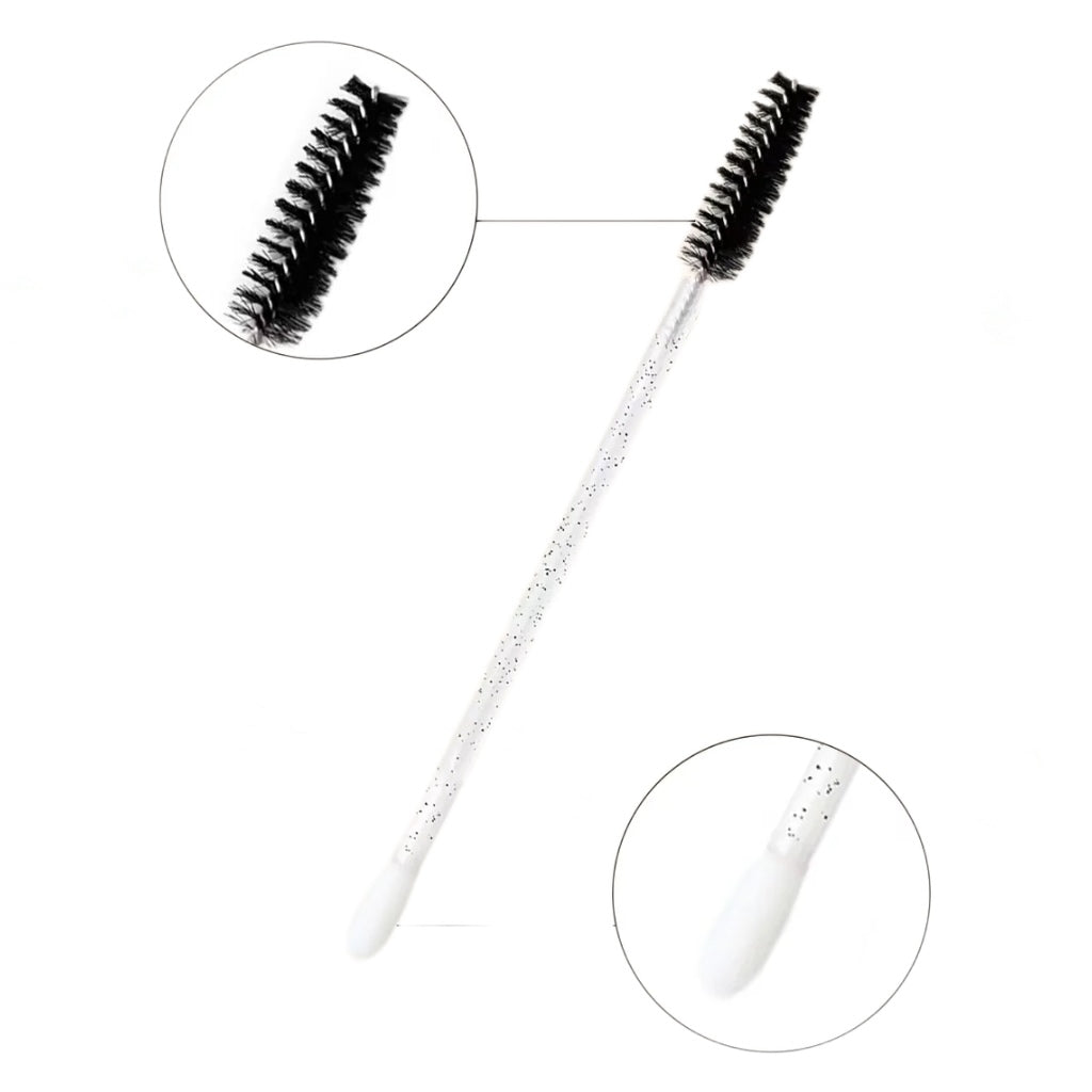 Lip Wand & Lashes Brush Duo For Eyelash Extension