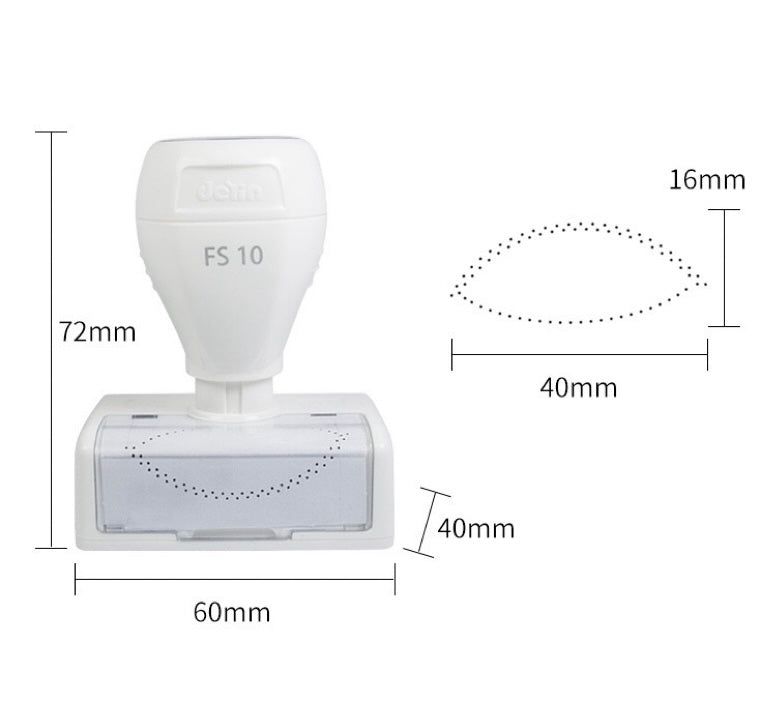 Eyelash Stamp Seal for Training