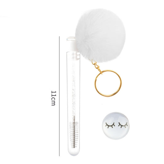 Eyelash Brushes With Fur ball