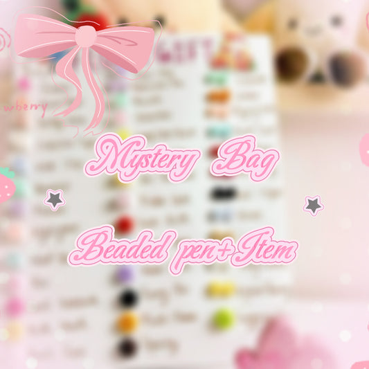 Mystery Bag Beaded pen+Item